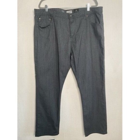 AG Adriano Goldschmied Everett Herringbon Slim Straight Leg Pants Men Size 40X34 - Picture 1 of 11